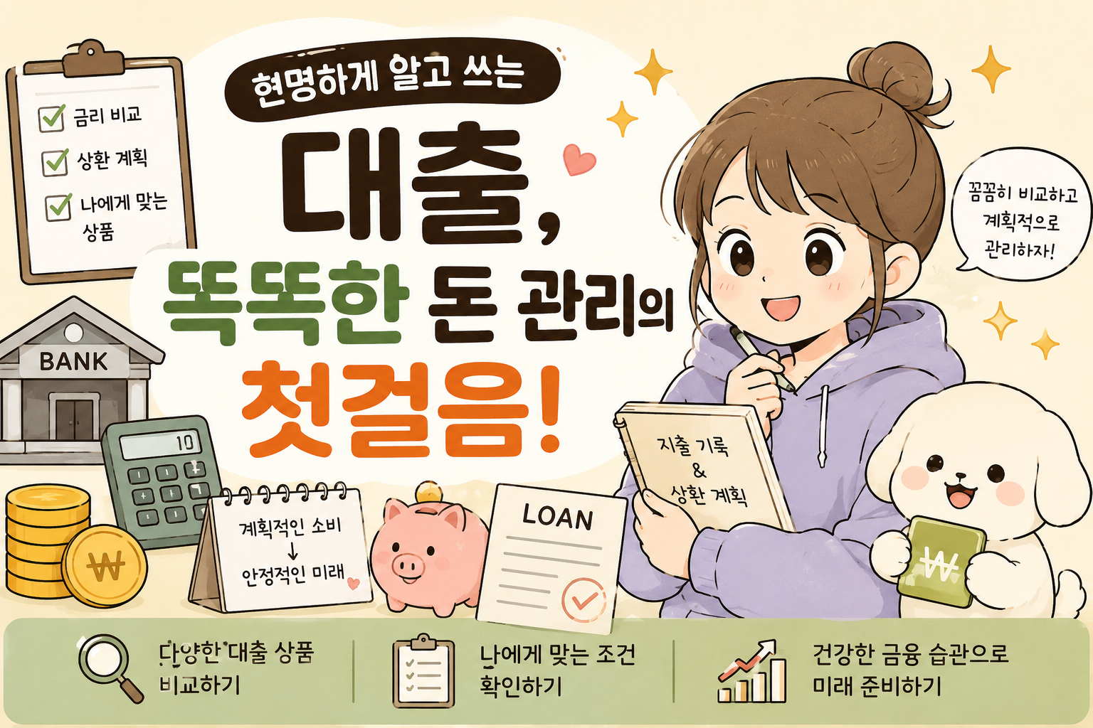 월급만으로 부족할 때… 요즘 사람들이 대출을 알아보는 이유 💳