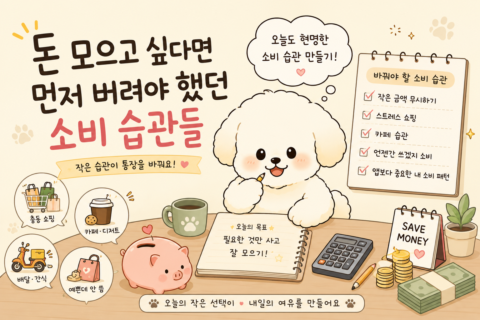 돈 모으고 싶다면 먼저 버려야 했던 소비 습관들