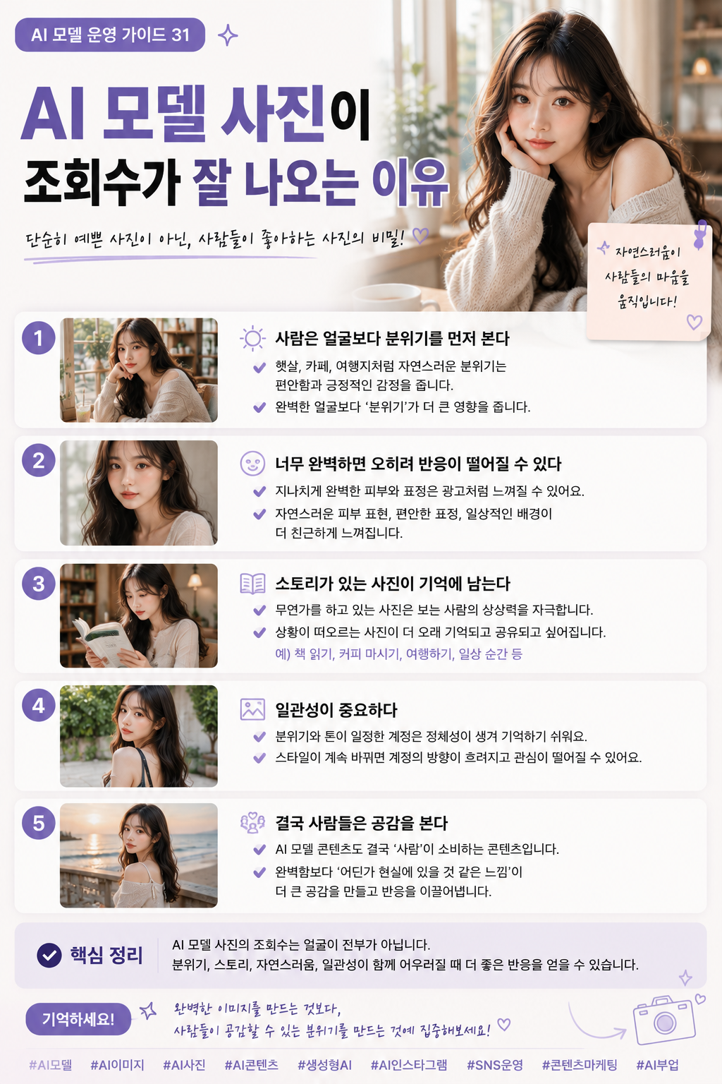 AI 모델 사진이 조회수가 잘 나오는 이유