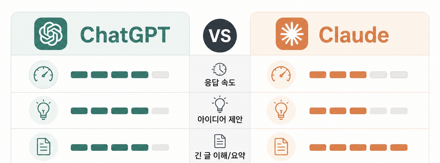 ChatGPT vs Claude, 핸드메이드 브랜드 운영하면서 실제로 써보니 (2026년 비교)