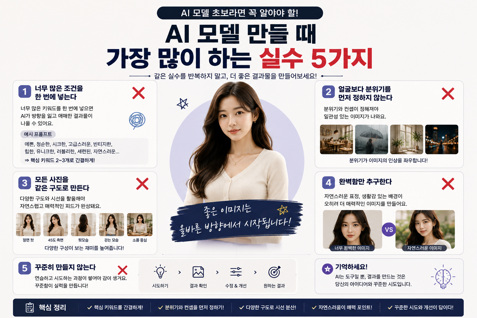 AI 모델 만들 때 가장 많이 하는 실수 5가지