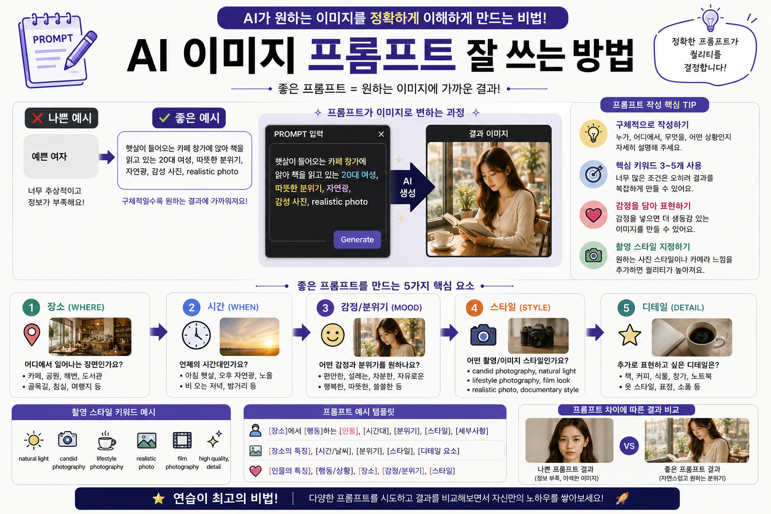 AI 이미지 프롬프트 잘 쓰는 방법