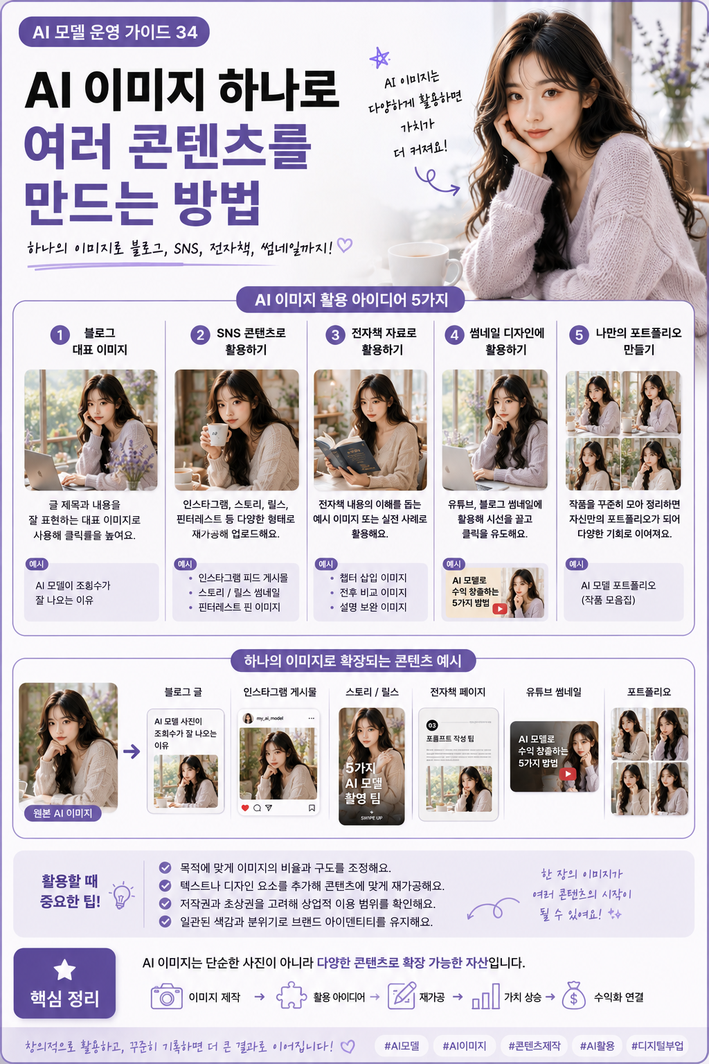 AI 이미지 하나로 여러 콘텐츠를 만드는 방법