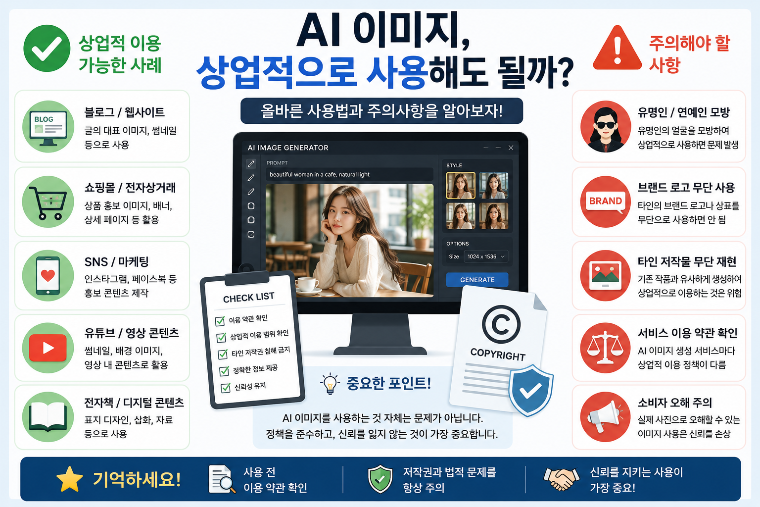 AI 이미지 상업적으로 사용해도 괜찮을까?